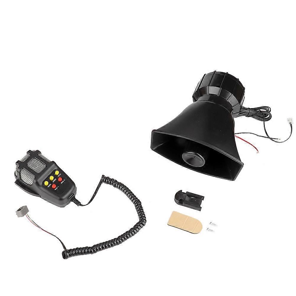115~130db Super Loud Car 5 Tone Warning Alarm Siren Horn Speaker with Mic NO.14824