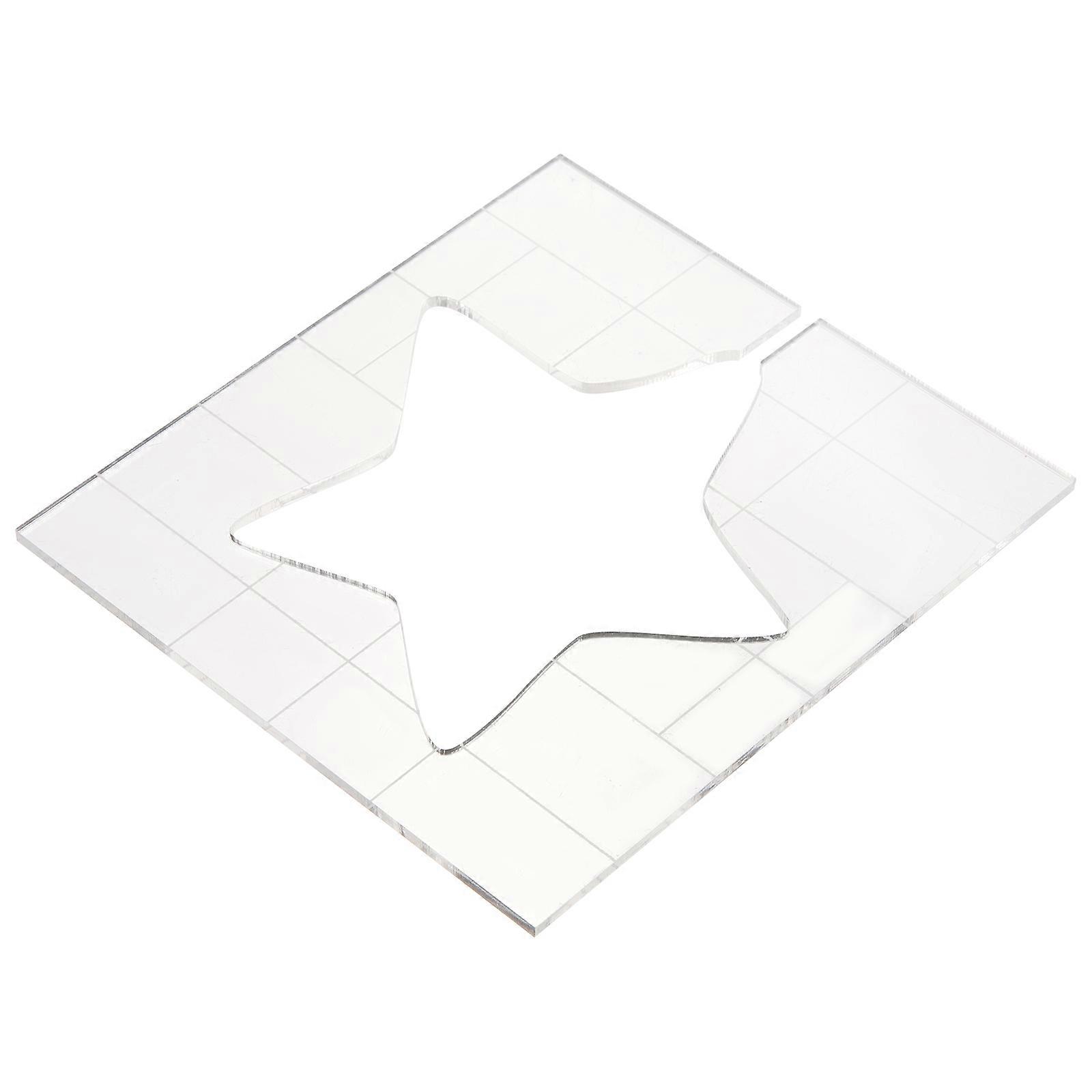 Patchwork Quilting Template DIY Sewing Embroidery Template Quilting Stencil Star Shape Stencil