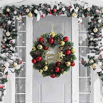 Happy Christmas Glitzer-Banner In Rot – Weihnachtsdekoration Für Kaminsims & Party