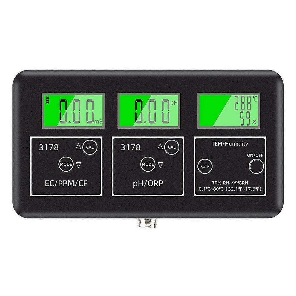 7-in-1-Multifunktions-Digital-Wasserqualitätstester PH EC TDS ORP CF Humiity Temp Meter Wasseranalysator Smart Monitor APP-Steuerung