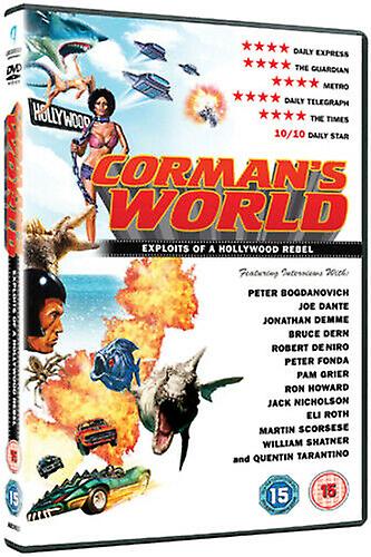 Cormans World - Exploits of a Hollywood Rebel DVD (2012) Alex Stapleton cert - Region 2