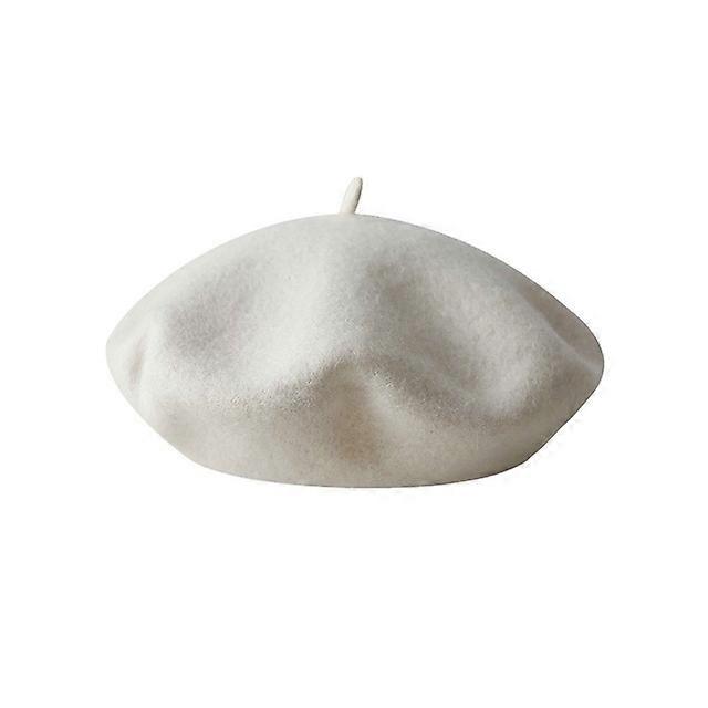 Women's Winter Beret Cap Wool Cute Rabbit Cat Bear Fox ears Blend Casual Warm Painter Hat Handmade Lovely Beret Hat For Girls