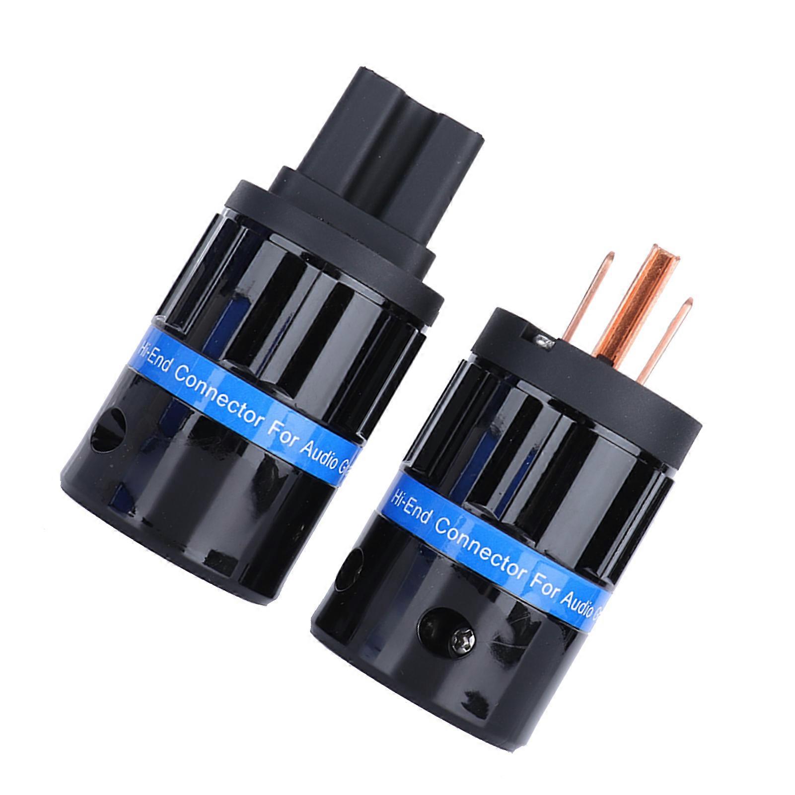 Monosaudio Audio Stromkabelstecker Reines Kupfer AC Strom Audio Mikrofon Kabelstecker 100250VM104/F104