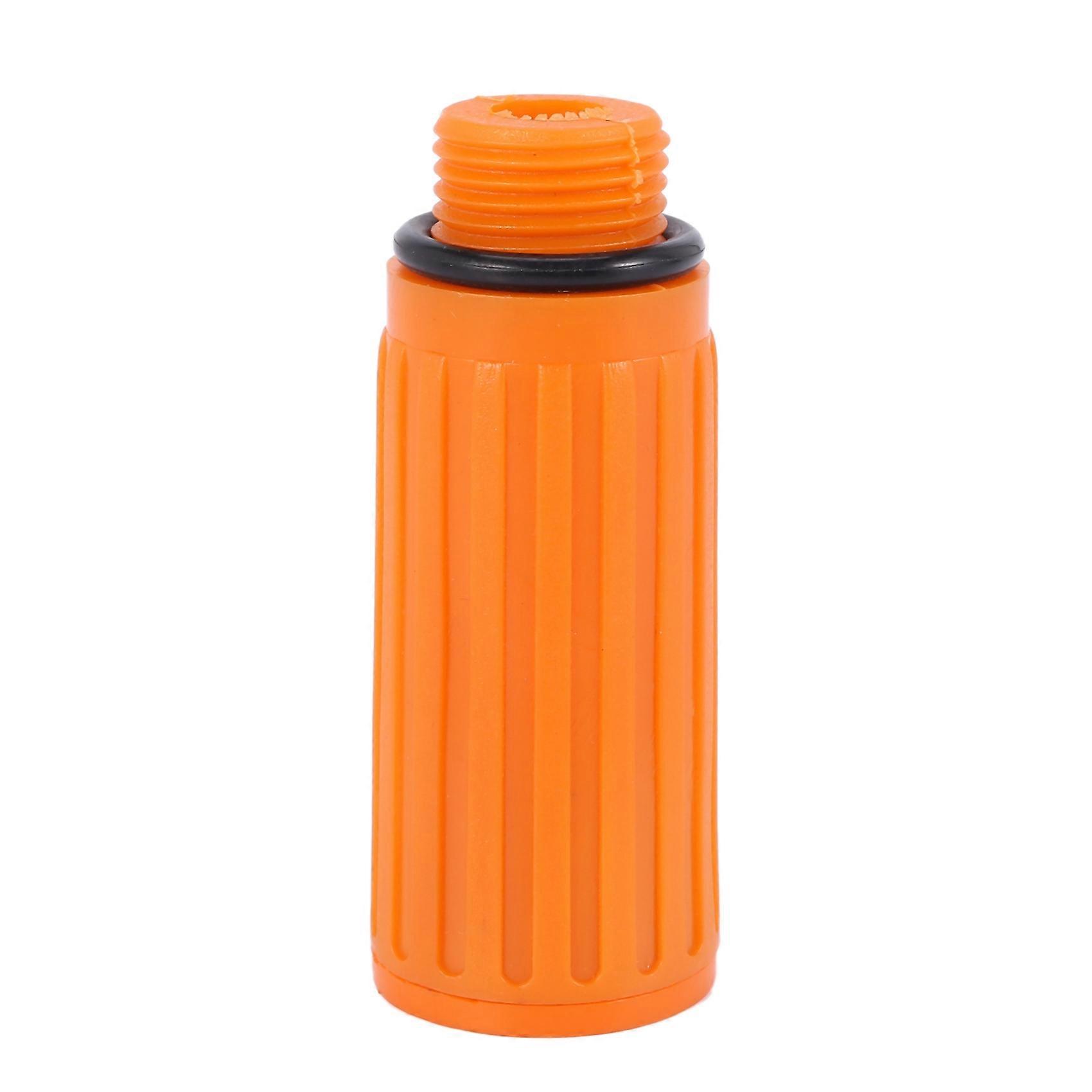 16mm Male Thread Dia Plastic Oil Plug for Air Compressor Orange
