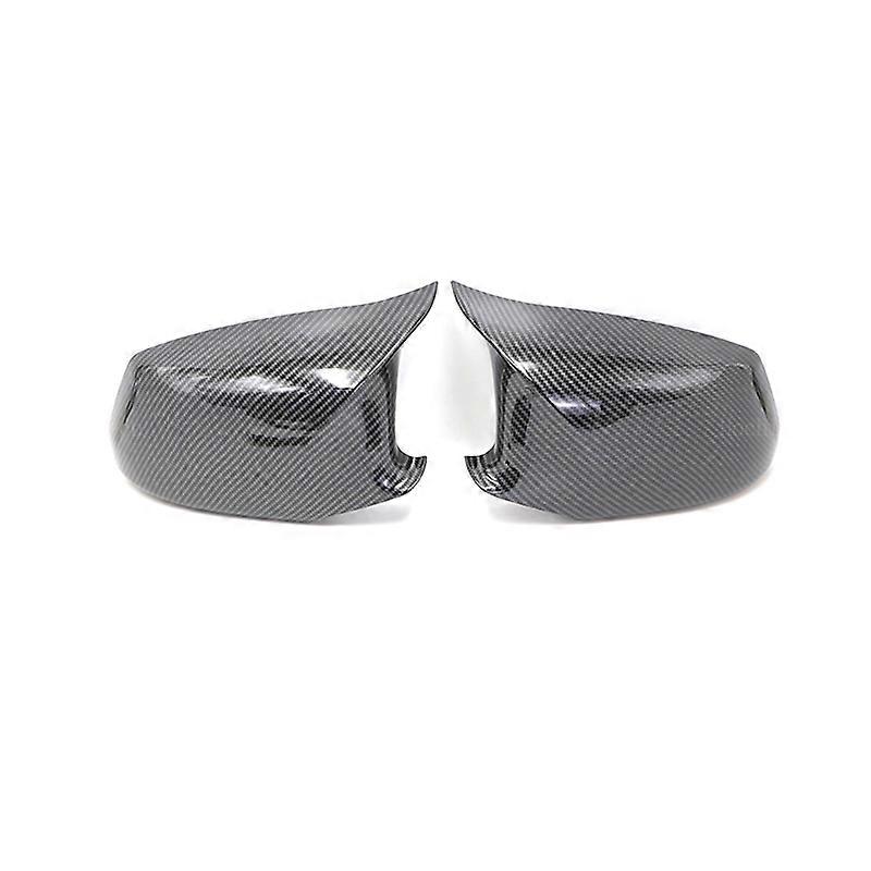 Replacement Rearview Side Mirror Covers Cap For BMW 5 Series F10 F11 F18 Pre-LCI 2010 - 2013 M Carbon Fiber Glossy