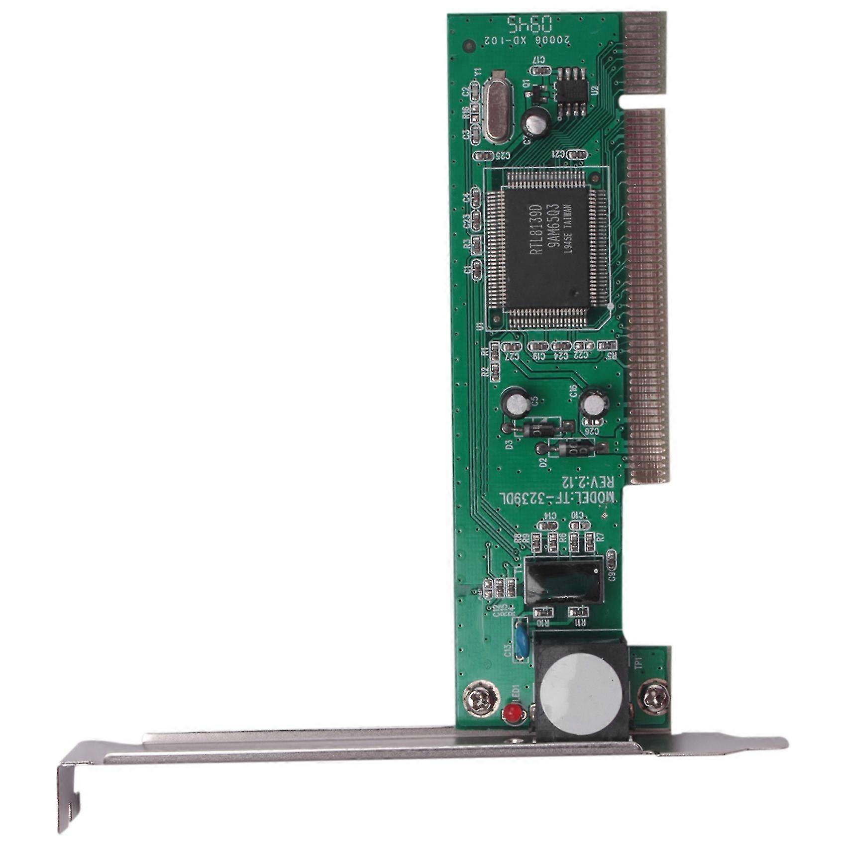PCI-netwerkkaart Rtl8139d Uitbreidingskaart 100Mbps Rj45 Ethernet Netwerk Lan Card Desktop Extended Wi