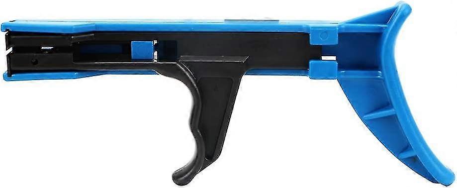 Blå og sort kabelbinderpistol 2,4 til 4,8 mm