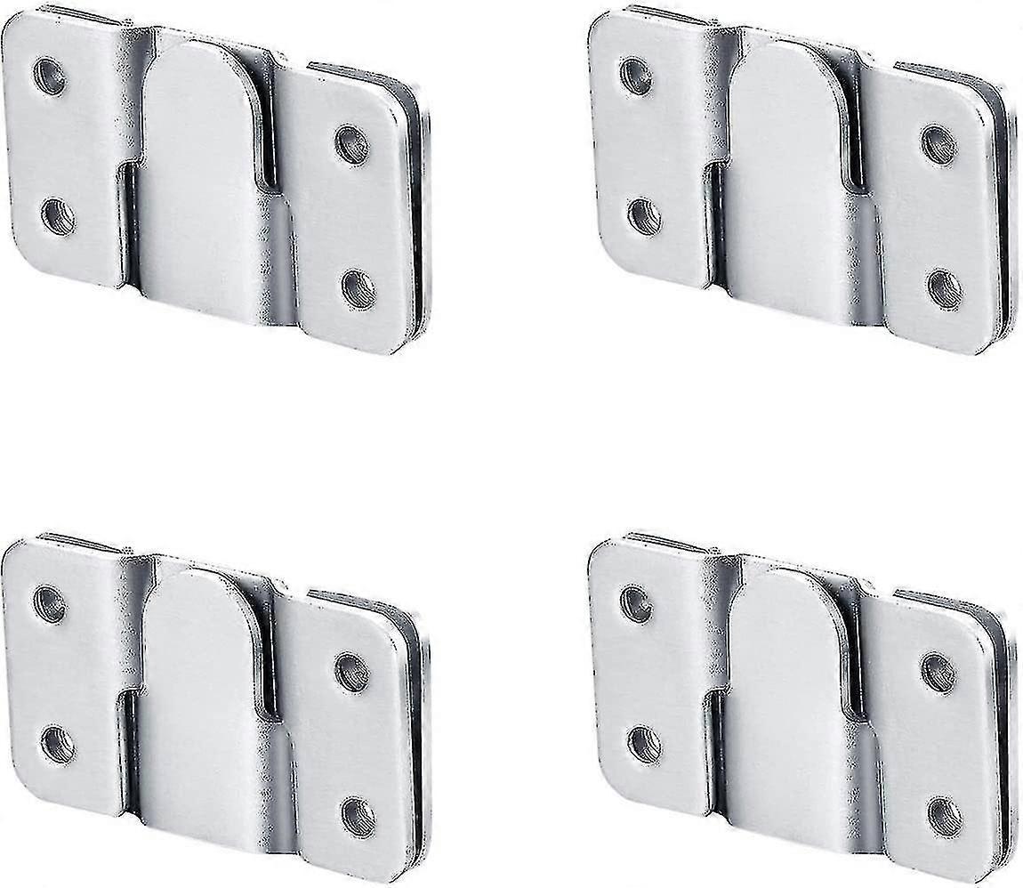 Botao Flush Mount Brackets, Headboard Wall Fixing Brackets Wall Mount Interlocking Z Clip Hook Hardw
