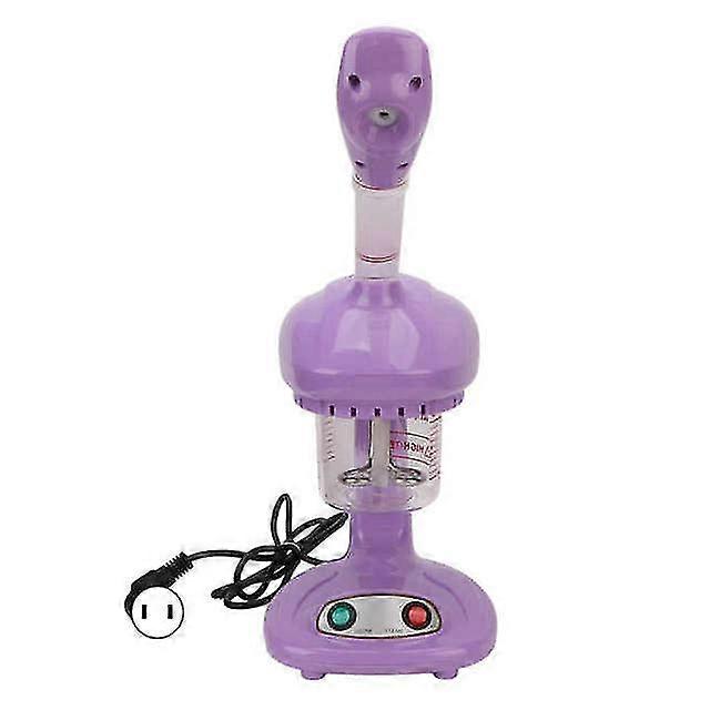 Face steaming machine warm nano mist deep cleaning blackhead removal purple beauty moisturizing machine hot spray