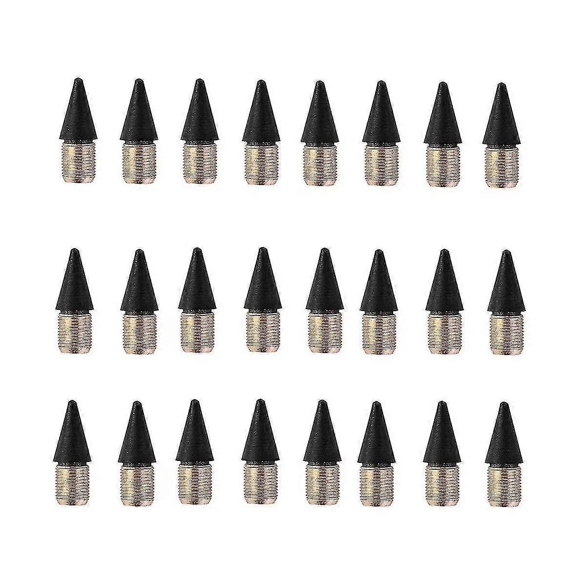 100pcs Everlasting Pencil Replaceable Refill Pencil Replaceable Nib Metal Inkless Writing Nib For W