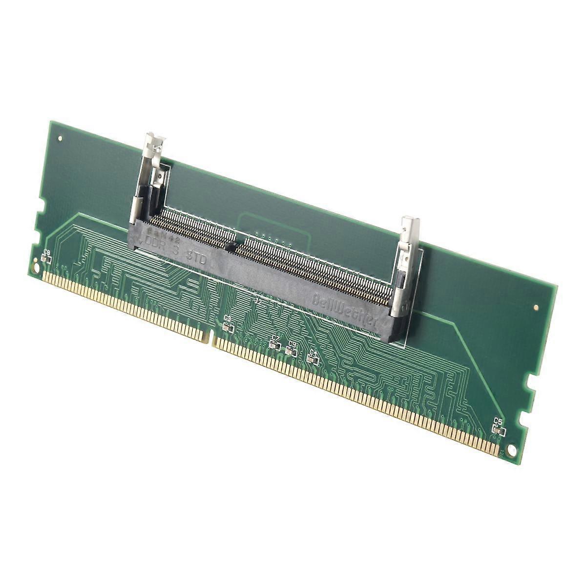 1.5V DDR3 204 Pin Laptop SO-DIMM to Desktop DIMM Slot Memory Adapter