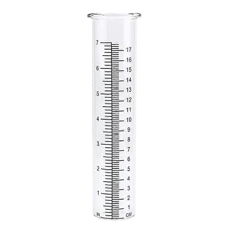Plastic Rain Gauge Replacement Tube Transparent Rain Crack Measuring Tool Yard