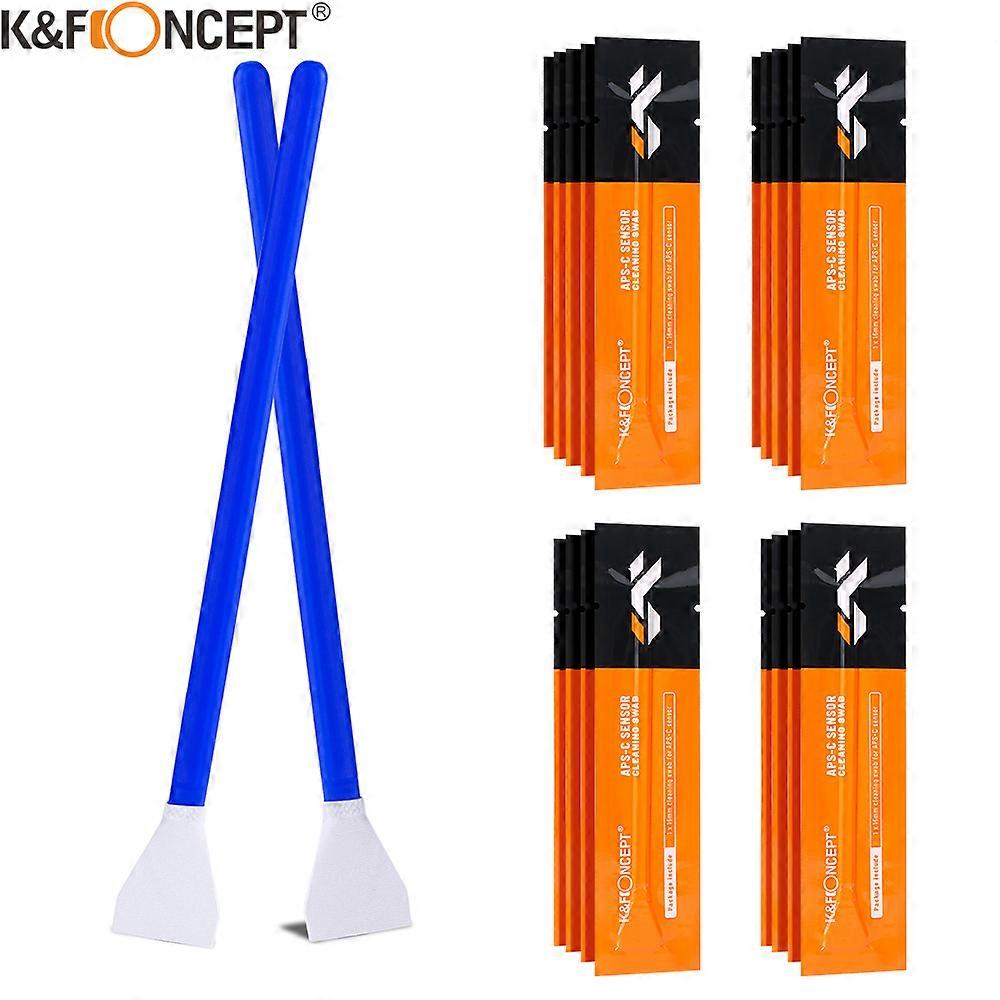 20 Buah 16Mm APS-C dan Sensor Bingkai Penuh CCD/CMOS Swab Pembersih DSLR atau SLR Kit Pembersih Kamera Digital