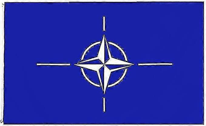 Nato Flags (90cm X 150cm) With Eyelets Sewn With Double Needle