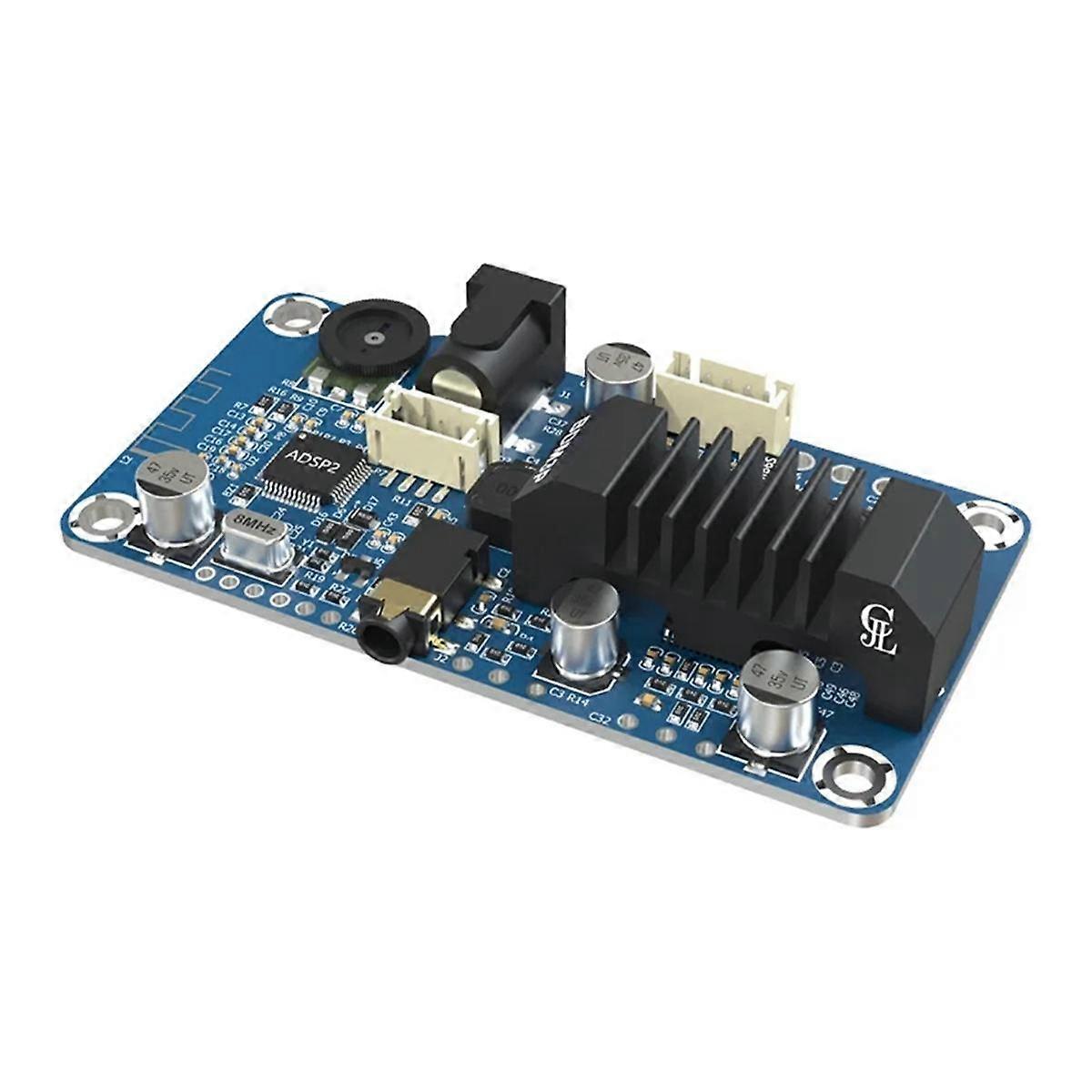 TPA3116 DSP Bluetooth 5.0 Stereo Power Amplifier 2X50W 3.5mm Input Supports DSP Tuning DC12V-24V