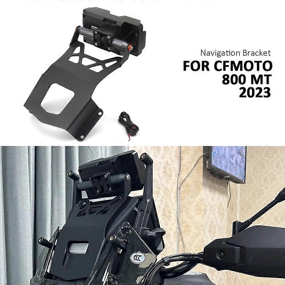 New Motorcycle Accessories Expansion Stand Crossbar 22mm Phone GPS Mount Navigation Bracket For CFMOTO 800MT 800mt 800 MT 2023