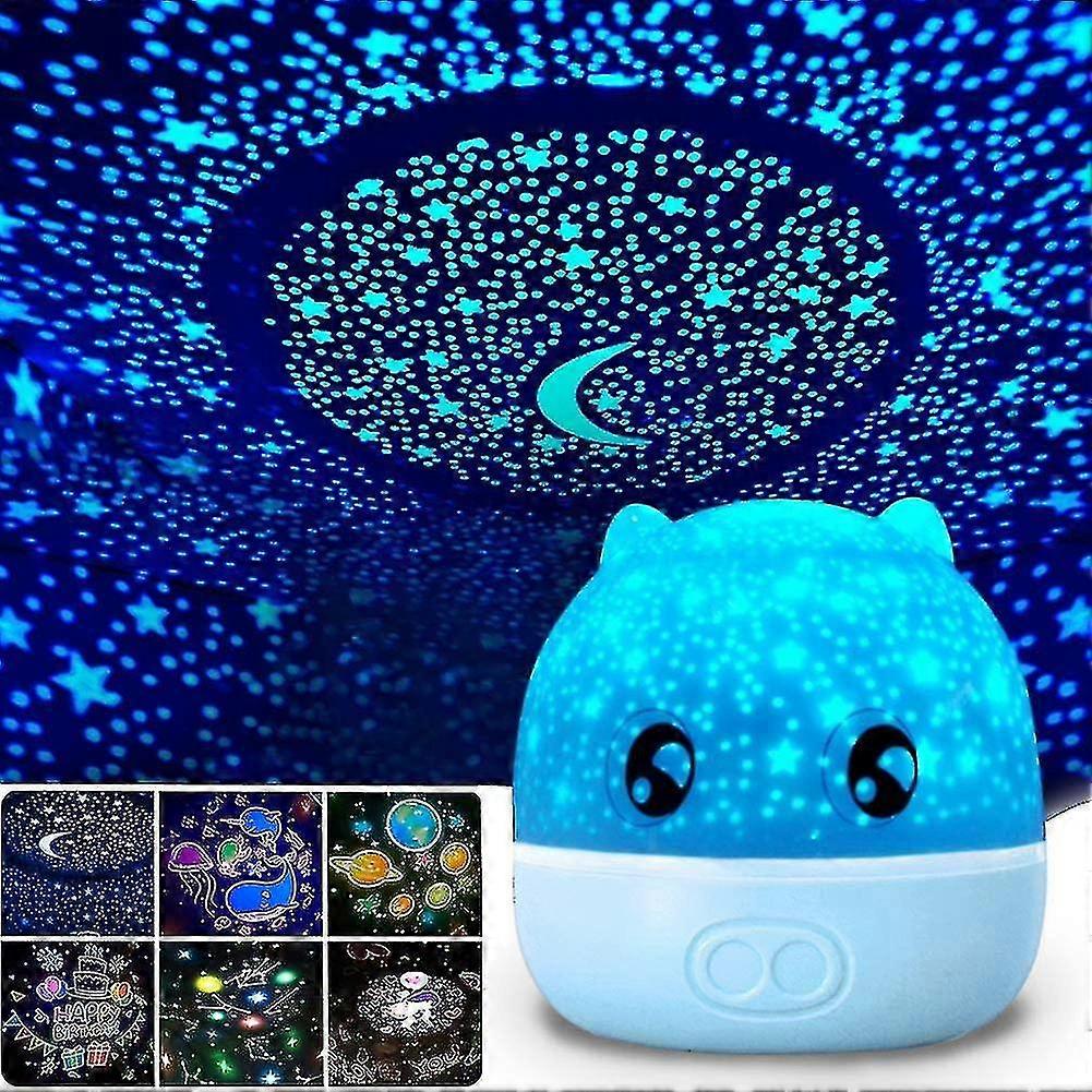 Projector Night Light, Sea World Starry Sky Rotating Led