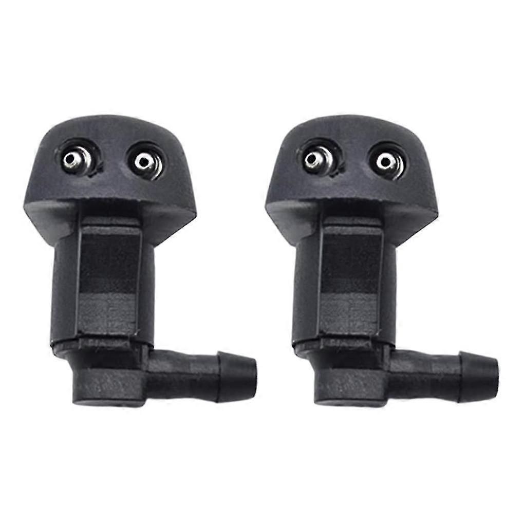 Pack Of 2 Windshield Wiper Nozzle Front Windscreen Washer Jet