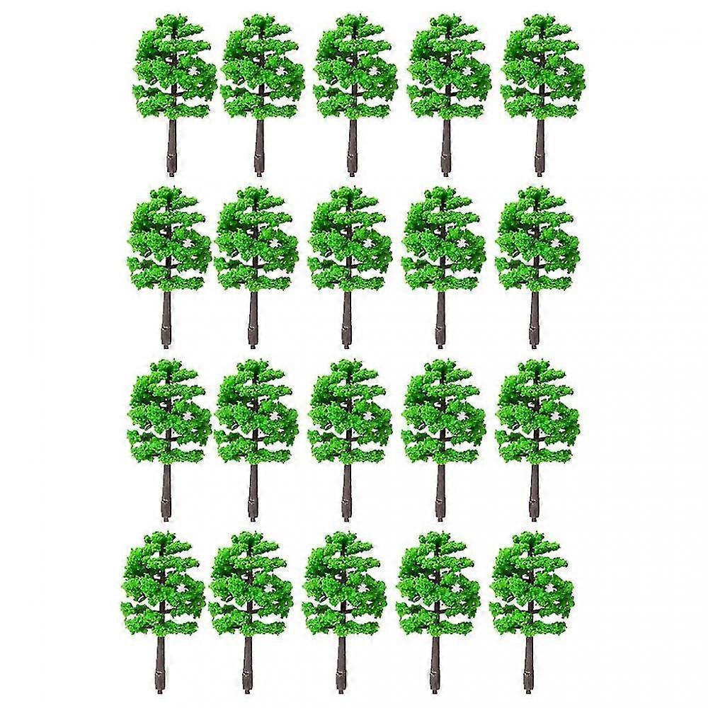 20pcs Tree Models Accessories Miniature Diy Scene Layout Accessory