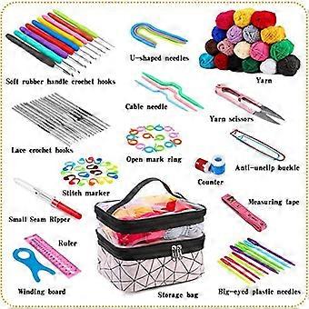 Aeelike Kit De Crochet Pour Débutants, 2,0 Mm - 10,0 Mm Avec Anneau à
