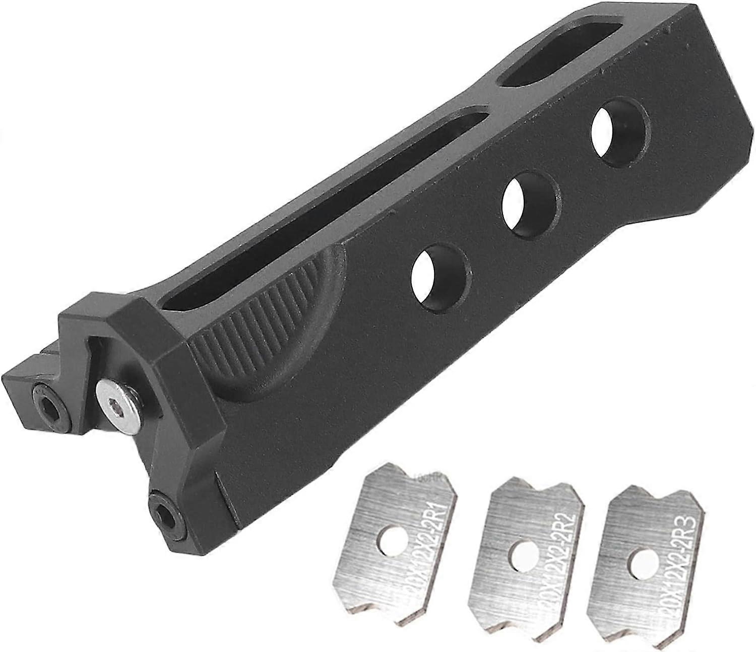 Handle Edge Trimmer, Edge Banding Machine End Cutter Set, Manual Tail Trimming Woodworking Tool Hand Chamfering Planer Veneer Cutter Edgebanding End T