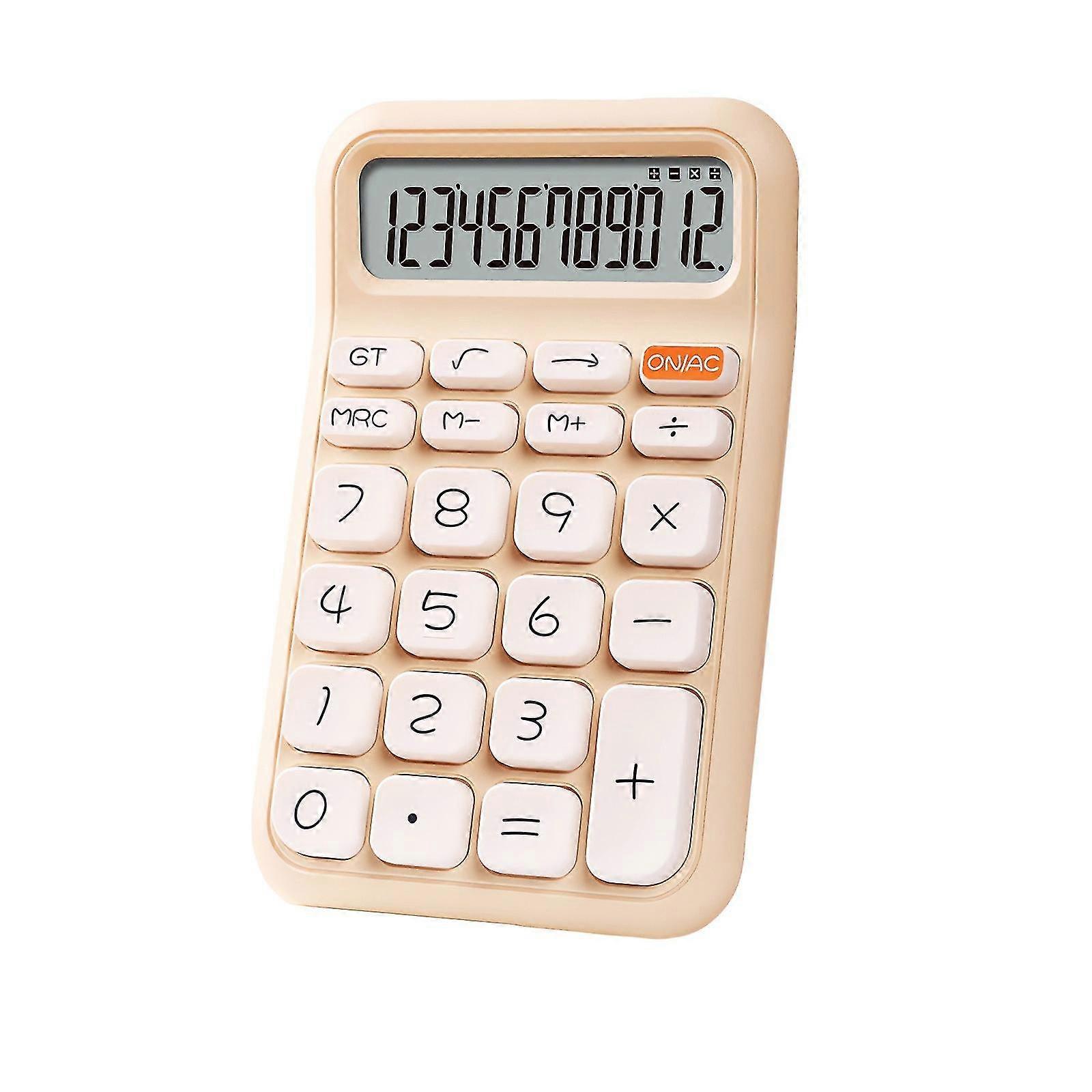Small Sugar Cubes Calculator 12 Digit Office Cute Creativeness Small Portable Accounting Office Computer FLYE2899