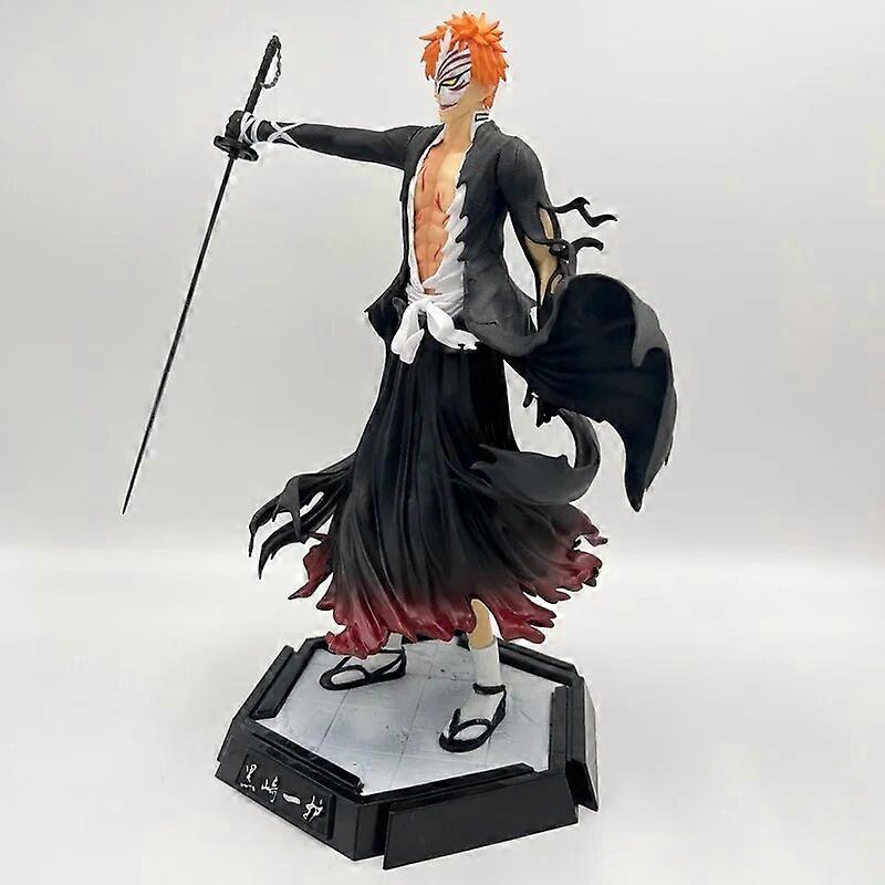 Figurine Anime Bleach - Mugetsu Ichigo Vs Ulquiorra, 28 Cm, PVC - Collection, Décoration, Cadeau Fan