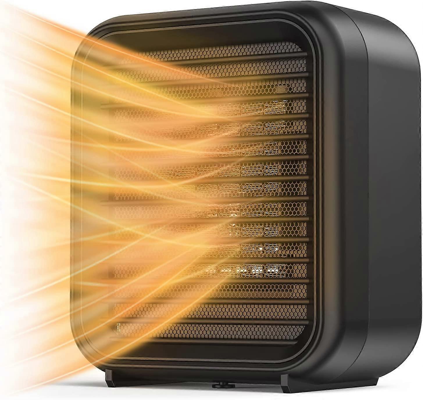 800W Mini Ceramic Heater,2 Power Levels