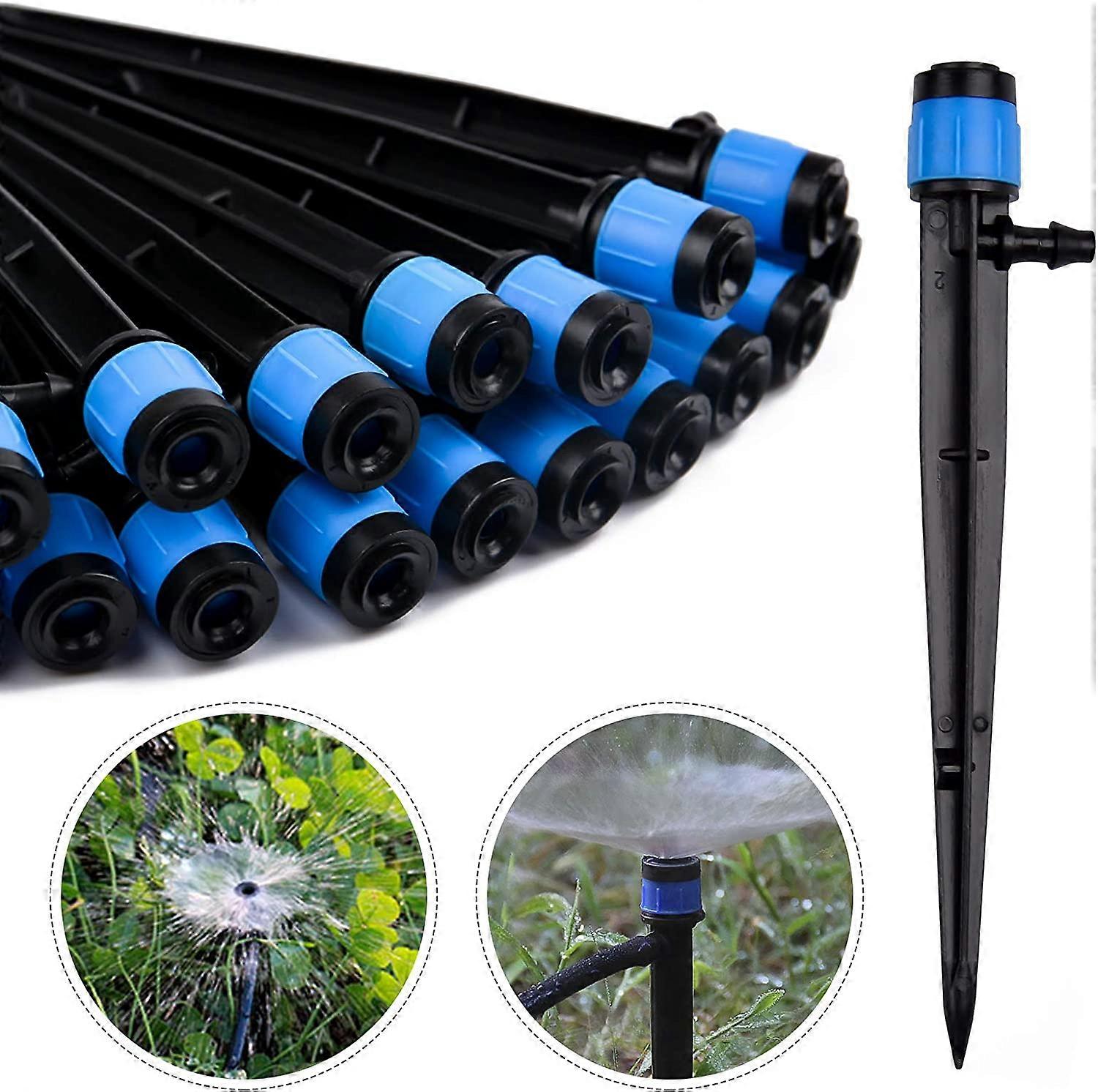 13CM Adjustable Drip Irrigation Soil Plug-in Spring Sprinkler