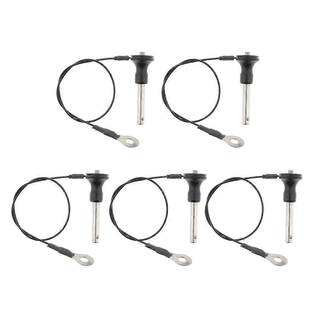 5x Metal Ball Lock Quick Release Pin Push Button Fine Finish 8mm-35mm