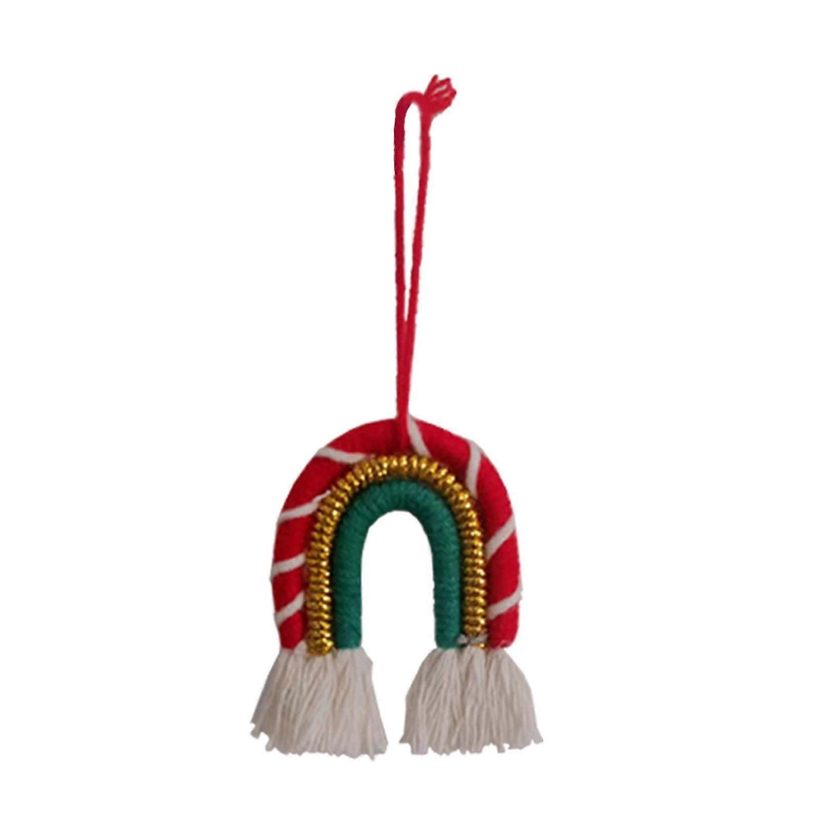 Rainbow Christmas Tree Pendant For Creative Hanging For Creative Crafts Decor