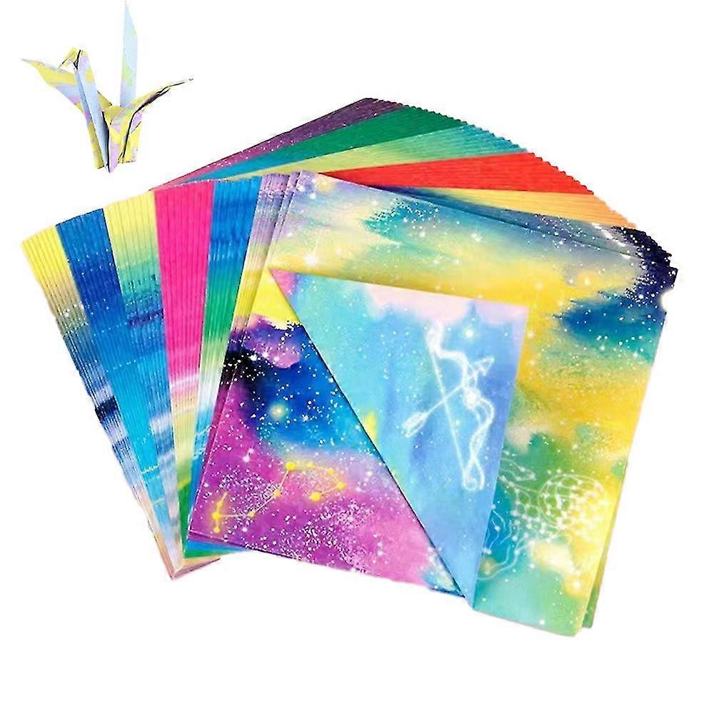 200 Sheets Origami Square Paper Double Sided Paper Arts And Folding Crafts For Kids Design Origami Color Paper