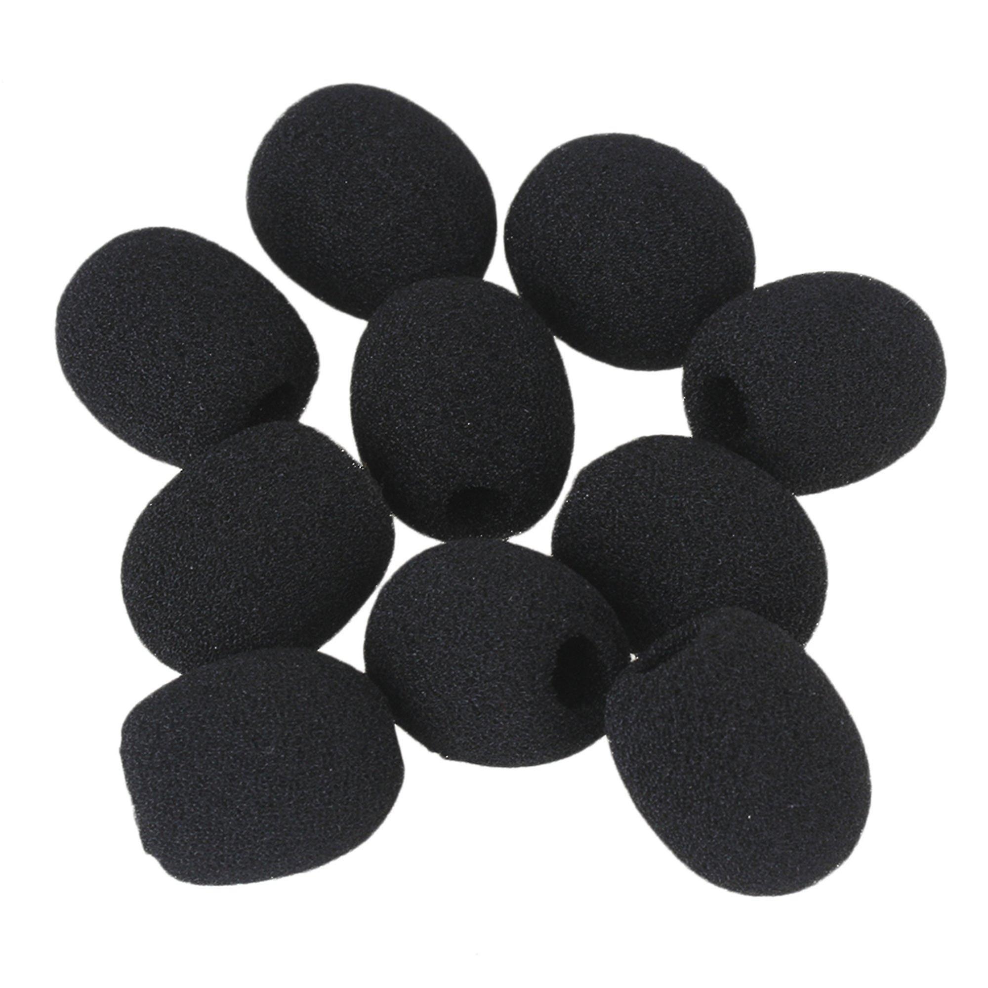 Microphone Accessories 10x Mic Windscreen Foam Cover Ey-m05 Black For Loudspeaker Lapel Microphone