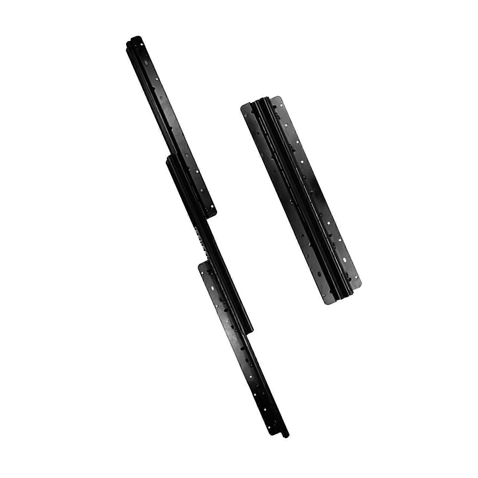 2pcs מגירה מאריכה מלאה שקופיות מחוון ארון מחליקים למגירות מקלדת 400 מ"מ עד 700 מ"מ