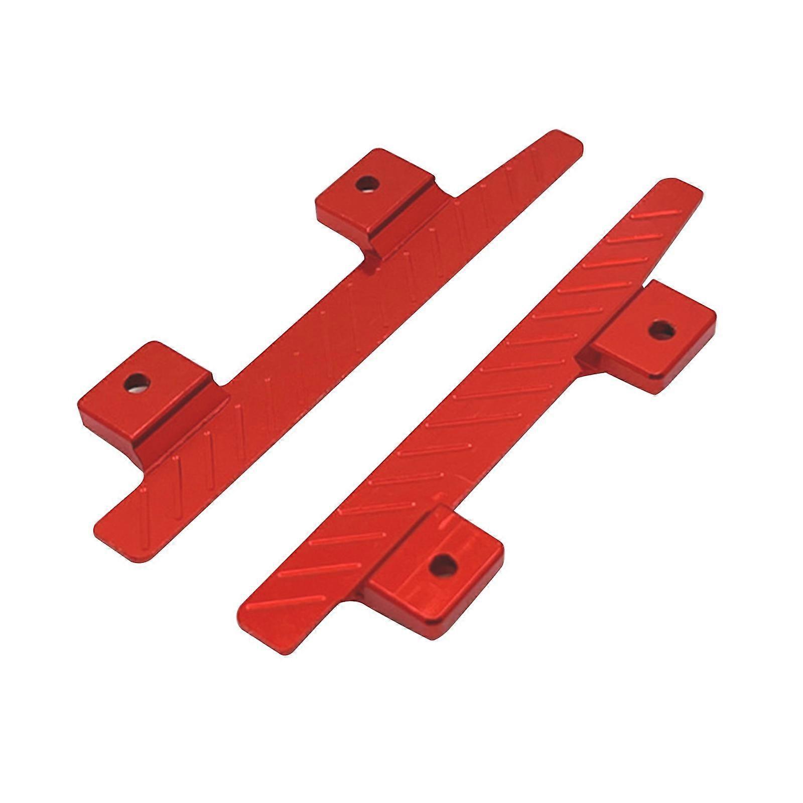 Metal Side Steps RC Car Foot Pedals for MN82 LC79 MN78 1:12 Scale RC Crawler Red