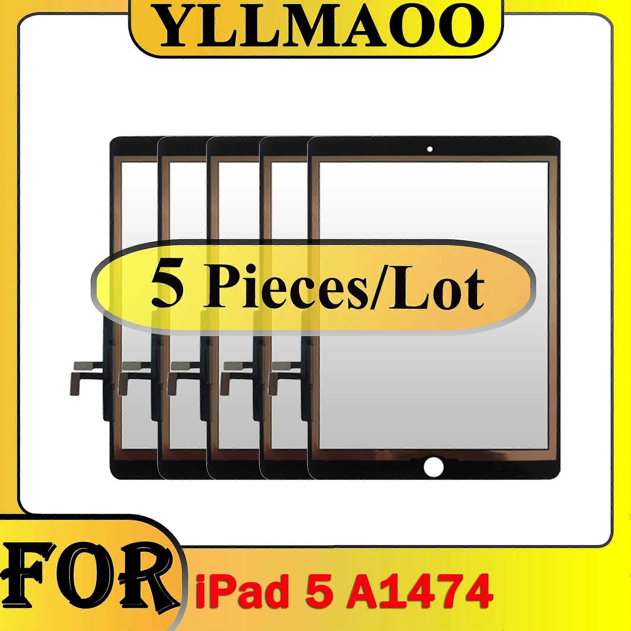 5 Pcs For iPad Air 1 Touch Panel Screen for iPad 5 A1474 A1475 A1476 Touch Screen Outer Glass Sensor Replacement Parts