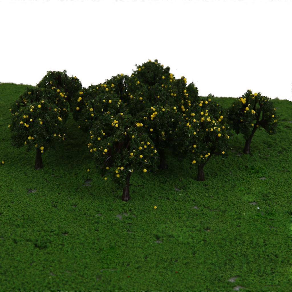 2x 20x鉄道模型グリーンフルーツツリーガーデンストリート