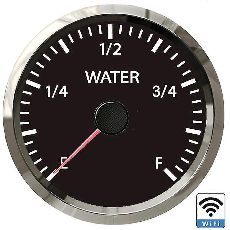 52mm Wifi Water Level Gauge Liquid Level Meter Full Empty Indicator Pointer 0-190ohm 240-33ohm For Truck Marine Boat Auto 12/24v