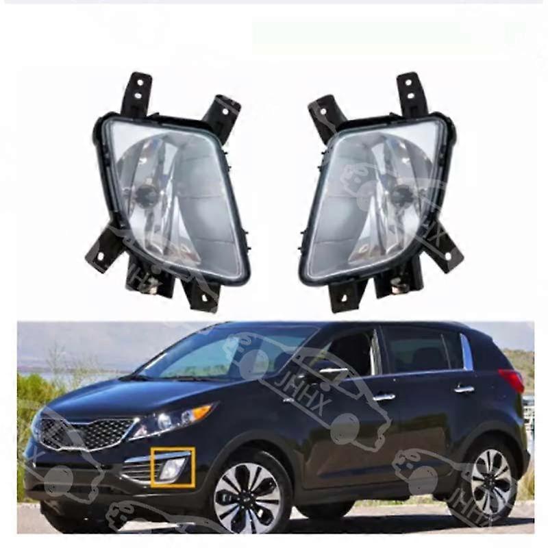 Compatible Sportage 2011 2012 2013 Front Fog Light Assembly Daytime Running Light