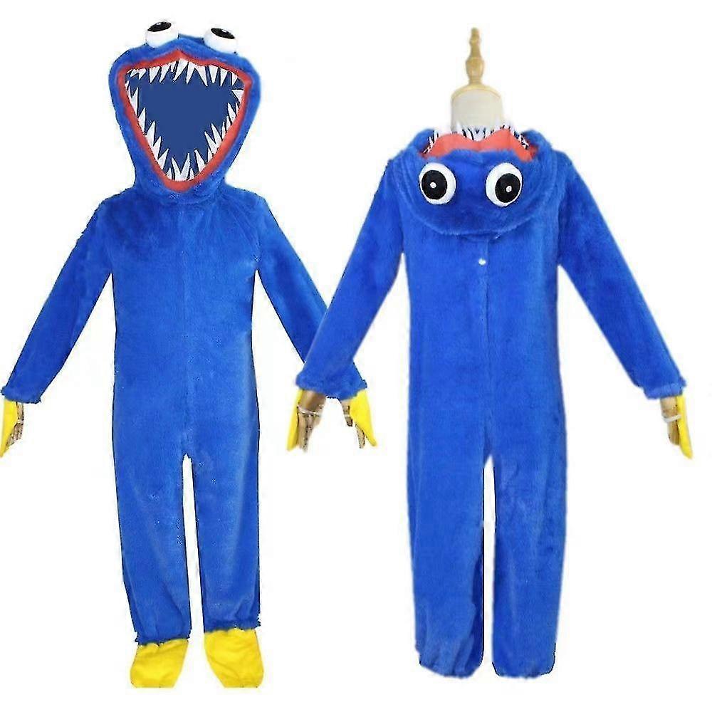 Poppy Playtime Huggy Wuggy Cosplay Costume Children Halloween Suit-l