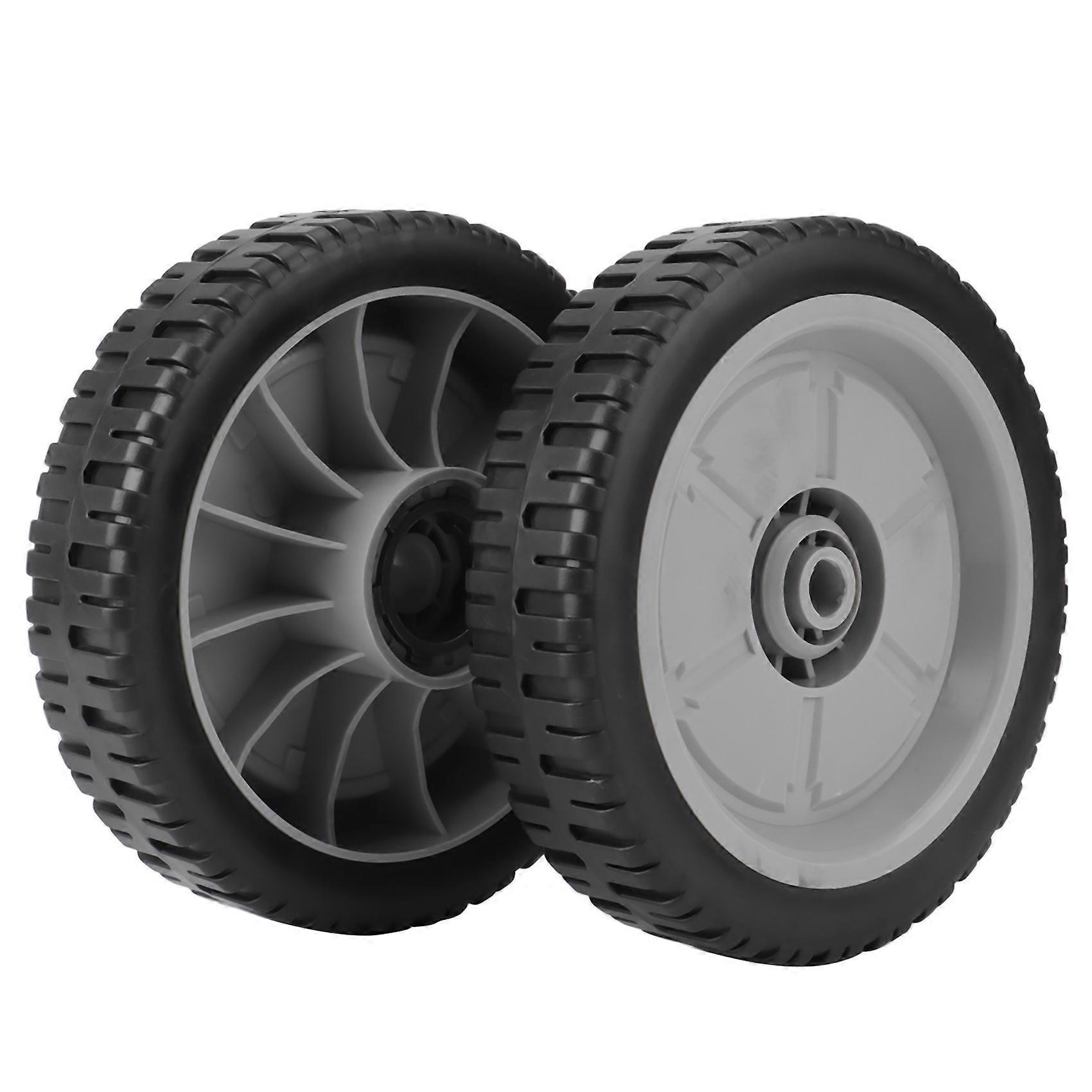 2 Pack 8Inch/203MM Lawn Mower Wheel for GXV160 HRJ 216 196 WALK BEHIND SELF-PROPELLED MOWERS RUBBER