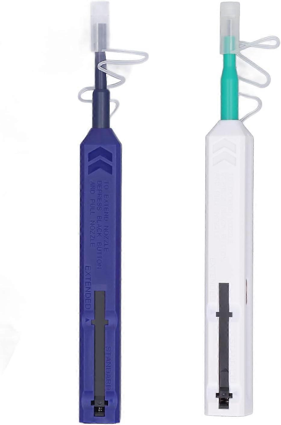 Portable Fiber Cleaning Pen One Press Anti Static Optical Connector One Touch Cleaning Tool 1.25mm for LC MU 2.5mm for SC FC ST E2000
