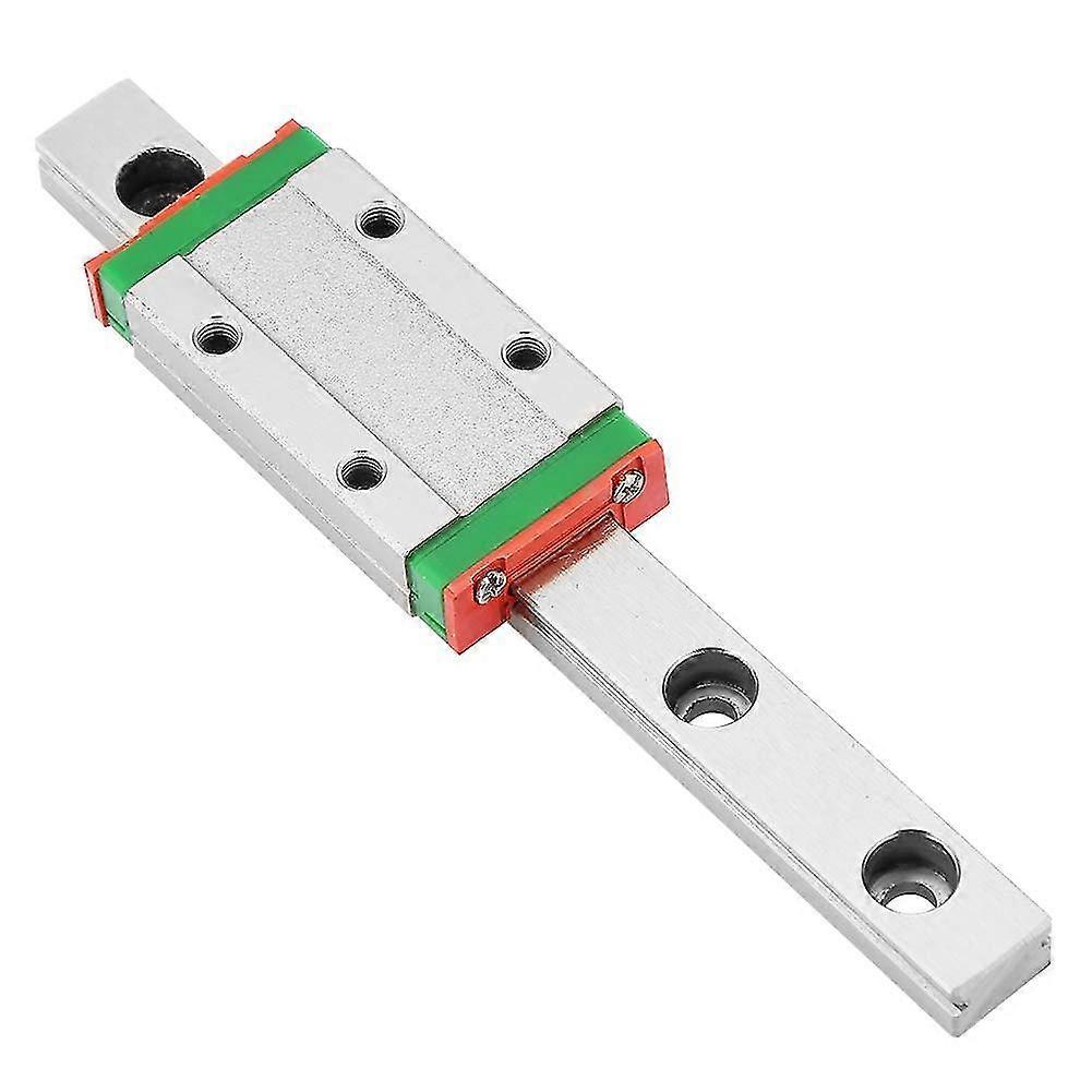 Linear Guide Rail, 100mm Linear Guide Rail Mgn9h Miniature Linear Guide Rail, Width 9mm + Sliding Block, Made Of Bearing Steel