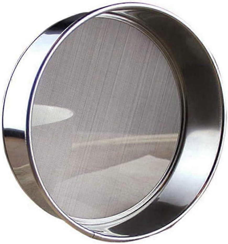 Stainless Steel Flour Sieve - Fine Mesh Baking Tool for Cake Baking