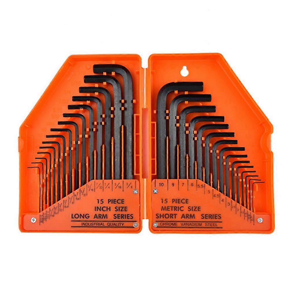30pcs Hex For Key Set, Professional For Key Wrenches, Portable Driver Tool Kit