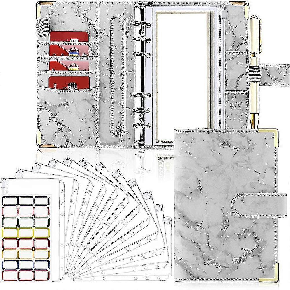 الميزانية ، الميزانية مع مغلف سستة ، مغلف نقدي للميزانية ، 14 قطعة من مخطط الميزانية مع بيئة نقدية