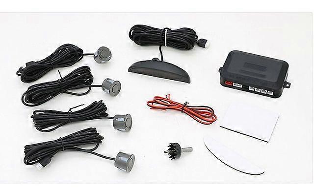 One Set Led Parking Sensor Auto Car Detector Parktronic Display Reverse Backup Radar Monitor System with 4 Sensors 4 color