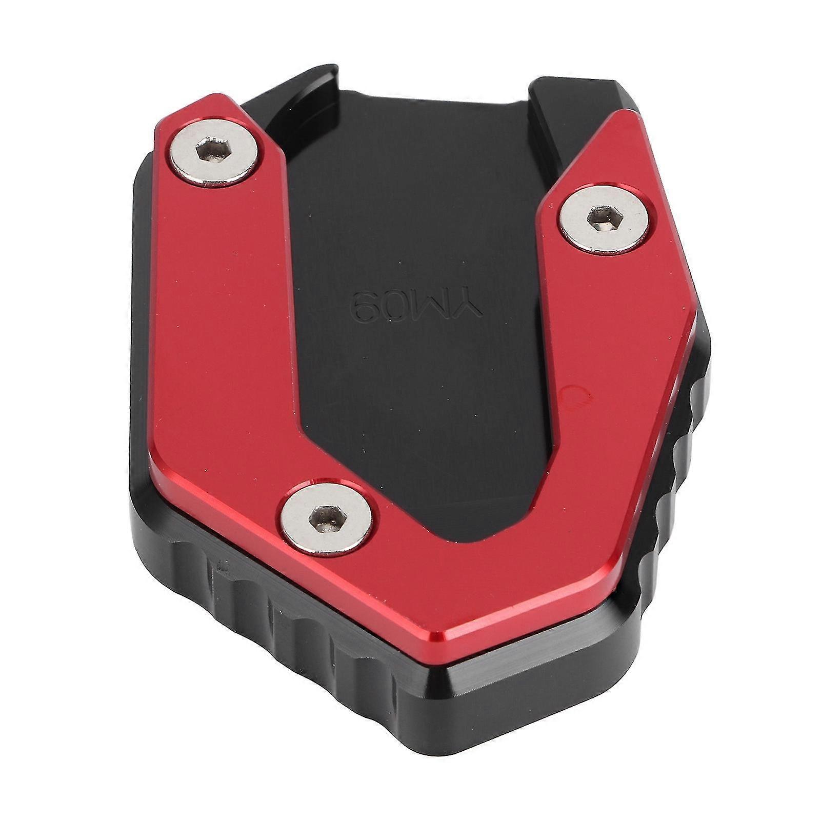 MT 09FZ 09FJ 09 Red Parking Kickstand Extension Pad - AntiSlip Side Stand Support