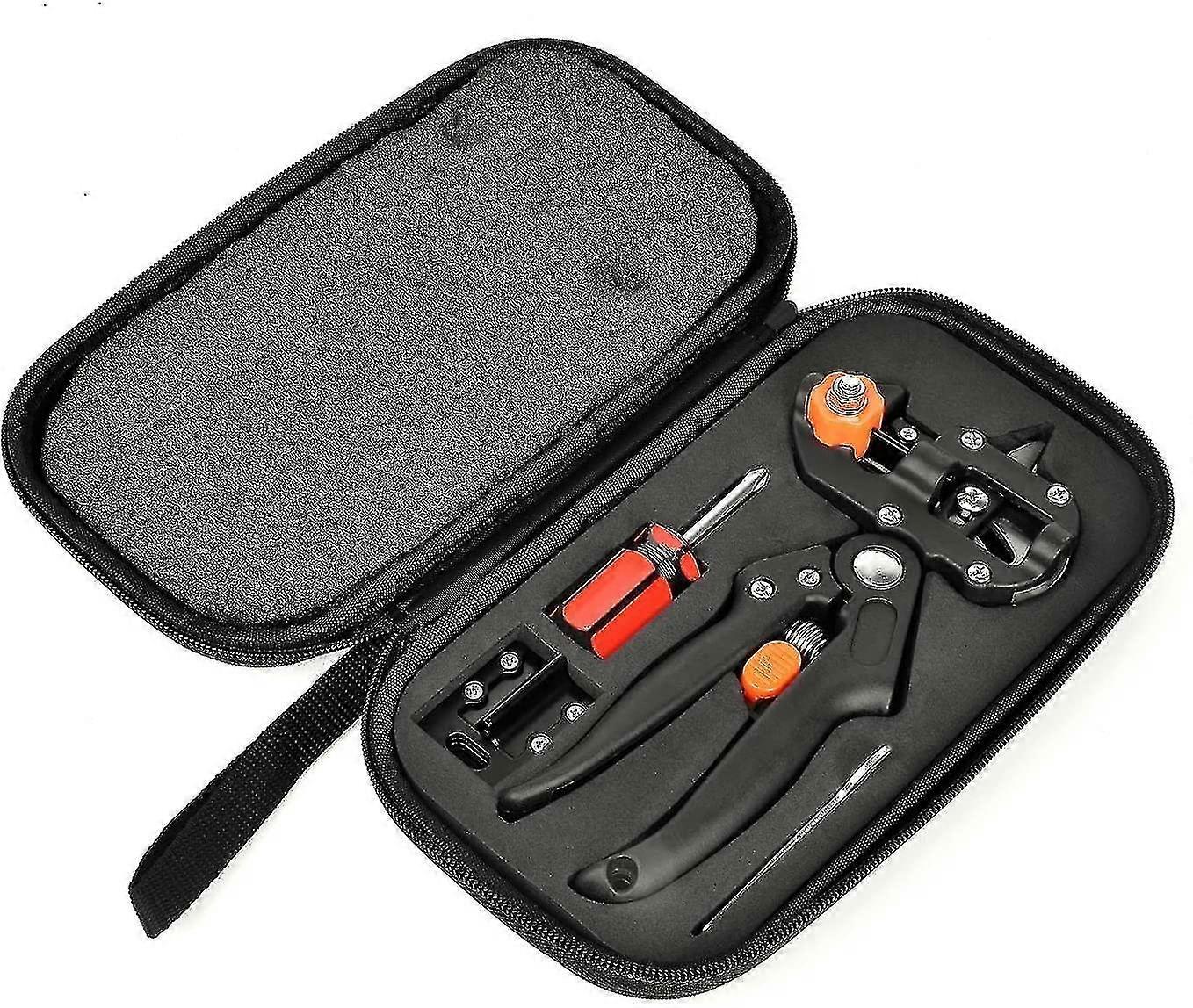 Professional Pruner Pruning Garden Tools Automatic Tool With Black Carrying Case