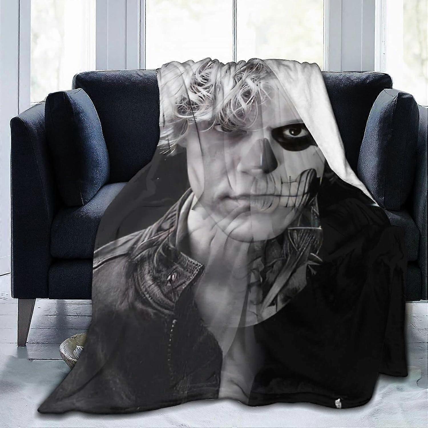 بطانية إيفان بيترز ، بطانية فانيلا دافئة وخفيفة الوزن ومريحة للغاية ، بطانية من الصوف ، ستوكات مضادة للبيلينغ Plushjvrivjh3726